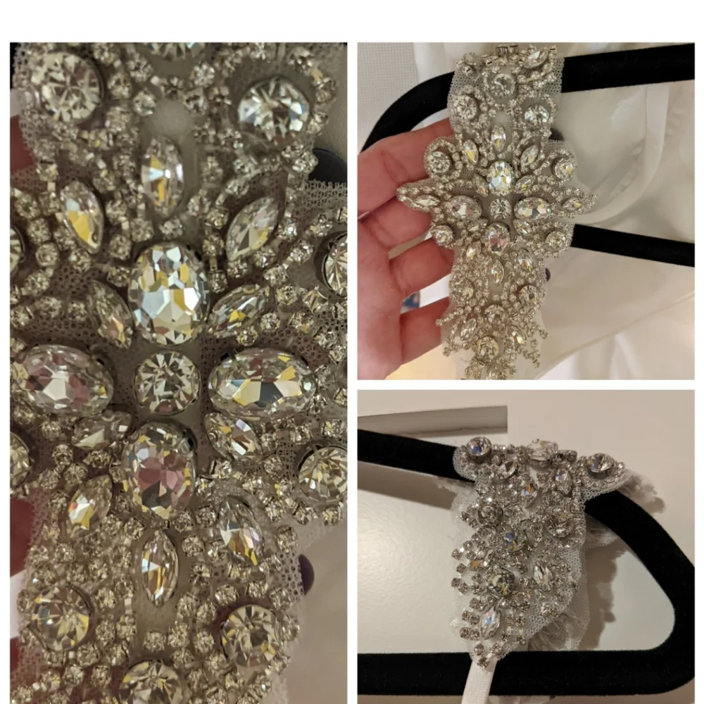 Satin Low Back Wedding Gown ✨ FREE VEIL ✨ - Picture 5 of 15